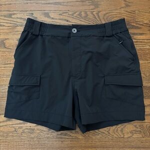 Alder Take A Hike Black Cargo Shorts L EUC